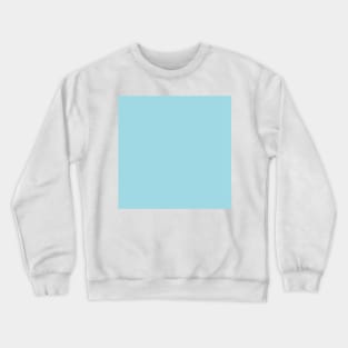 Solid Blue Martha Light Blue Monochrome Minimal Design Crewneck Sweatshirt